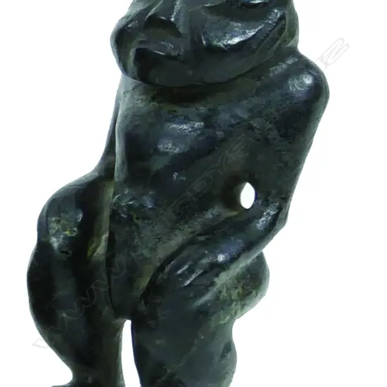 A sculptural stone carved figure