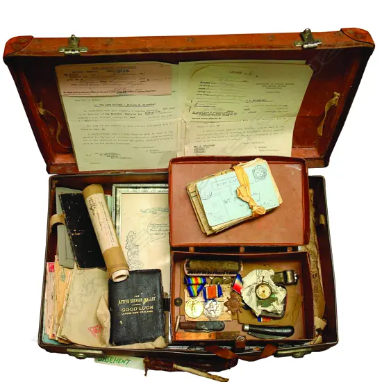 The WWI medals and military archive of N.Z.E.F. Soldier 24/1406 Pvt. Frank Keightley