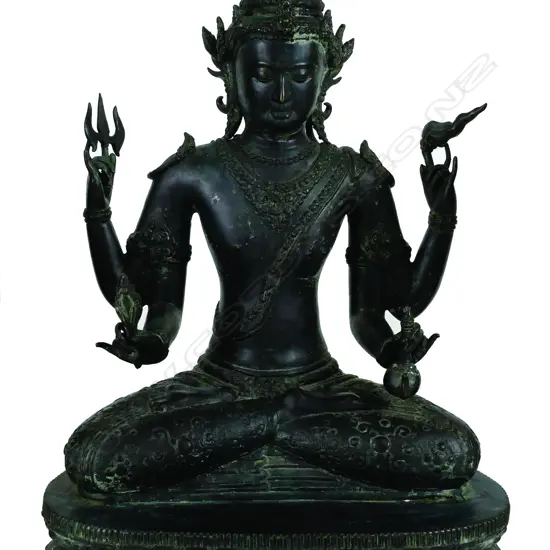 An old Tibetan bronze Buddha