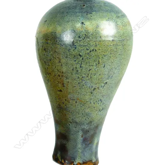 A Chinese Meiping vase with jun glaze