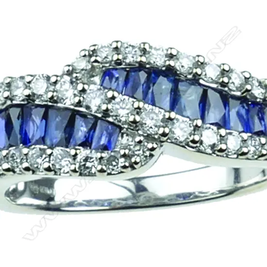 A vintage lady's 18ct. white gold