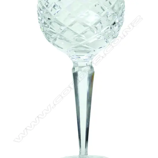 9 WATERFORD 'COMERAGH' CRYSTAL WINE GLASSES