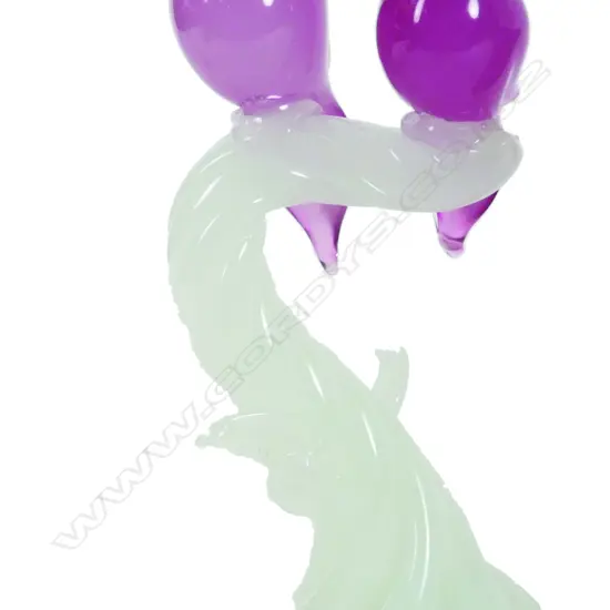 A Franco Moretti Murano glass bird sculpture