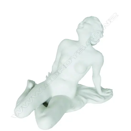 GOEBELS WHITE PORCELAIN NUDE WOMAN