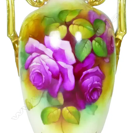 A Royal Worcester lidded urn