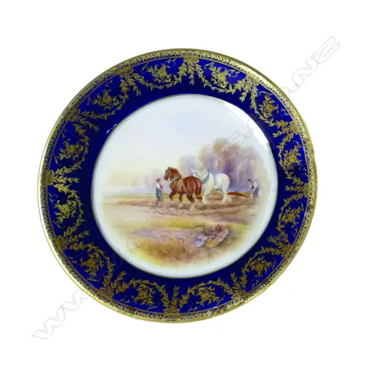 A Royal Worcester cabinet plate