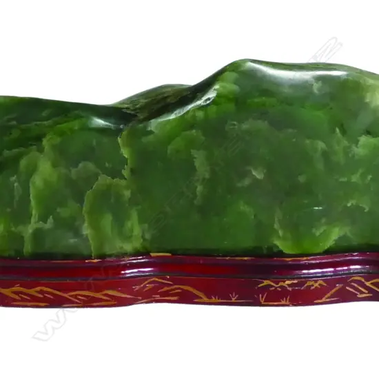 A jade scholar's rock
