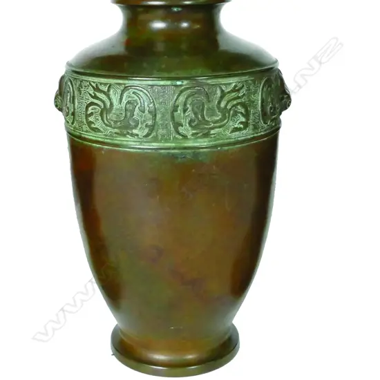 A Chinese bronze vase