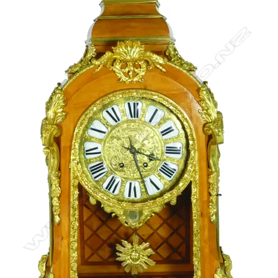 A French ormolu mounted bracket clock