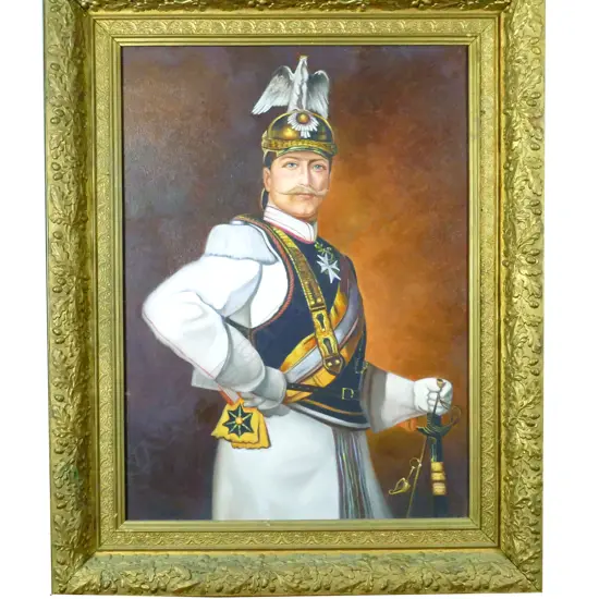 Manner of Adolf Hering (German 1863-1932) Portrait of Kaiser Wilhelm II
