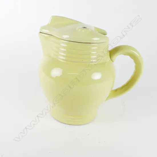 Ambrico yellow glazed electric jug