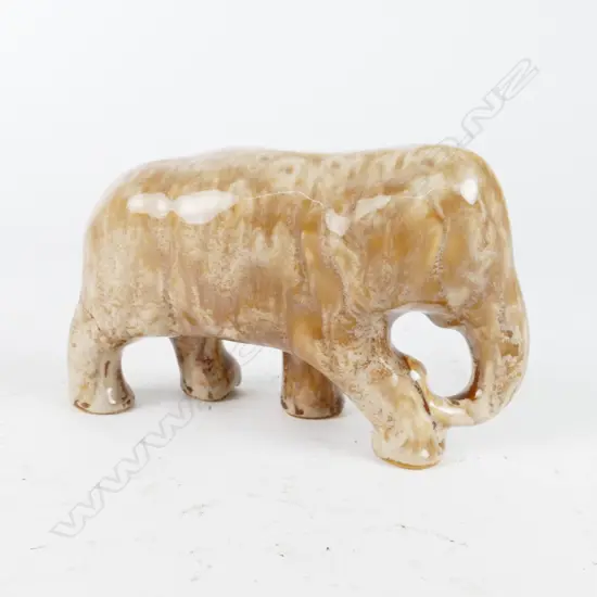 An early Crown Lynn elephant sculpture