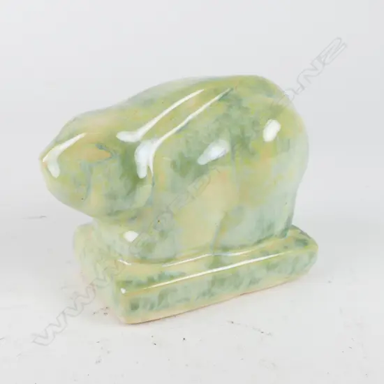An early Crown Lynn stylised hare sculpture