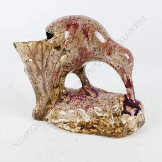 An early Crown Lynn kiwi spill vase sculpture