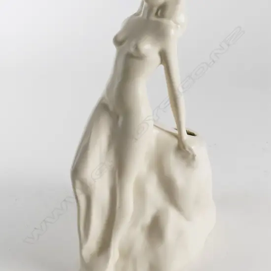 Crown Lynn naked woman figural lamp base