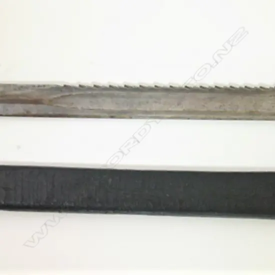 British Pattern 1879 artillery sawback bayonet