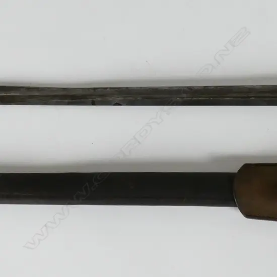 WWI Turkish model 1887 long bayonet in scabbard
