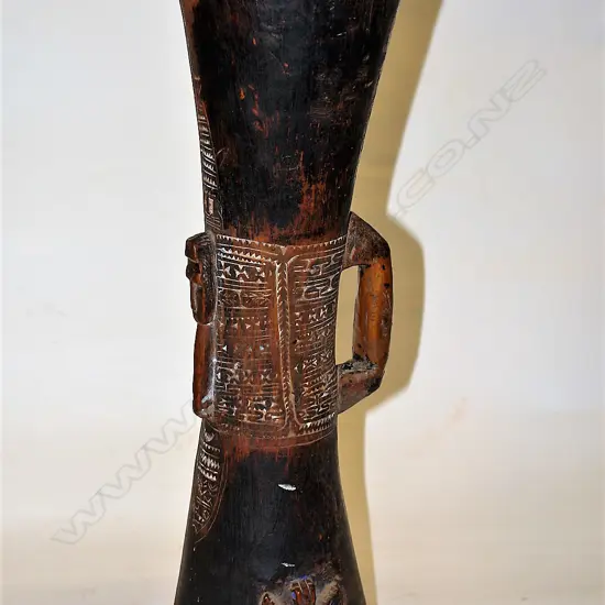 A 19thC Asmat (Papua New Guinea) drum