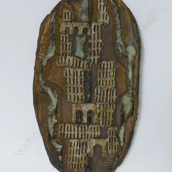 Doris Dutch pottery wall tile