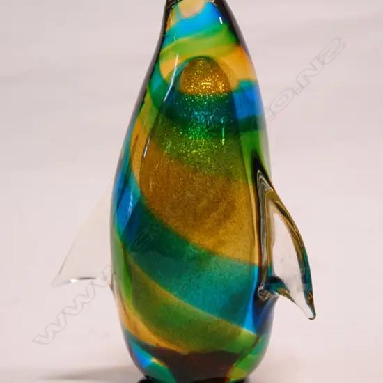 A Murano glass penguin