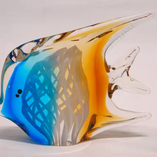 A Murano glass angel fish