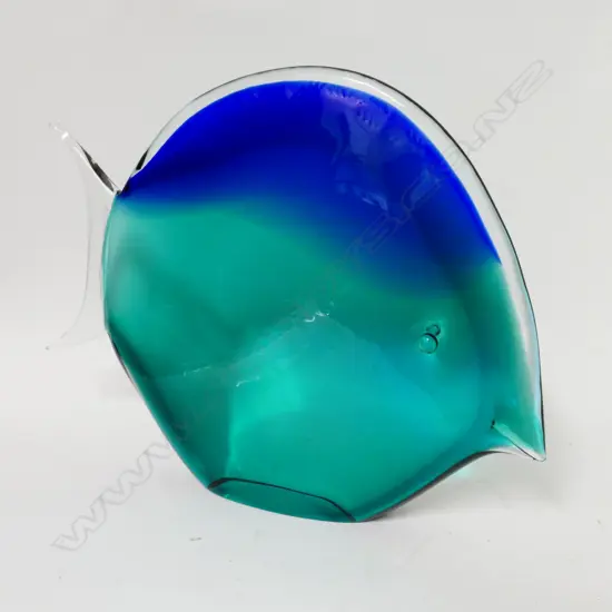 A large and impressive Murano glass fish