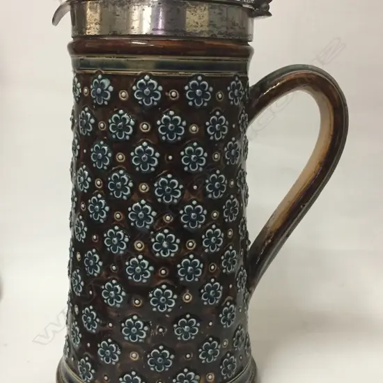 Doulton Lambeth 1876 tall jug