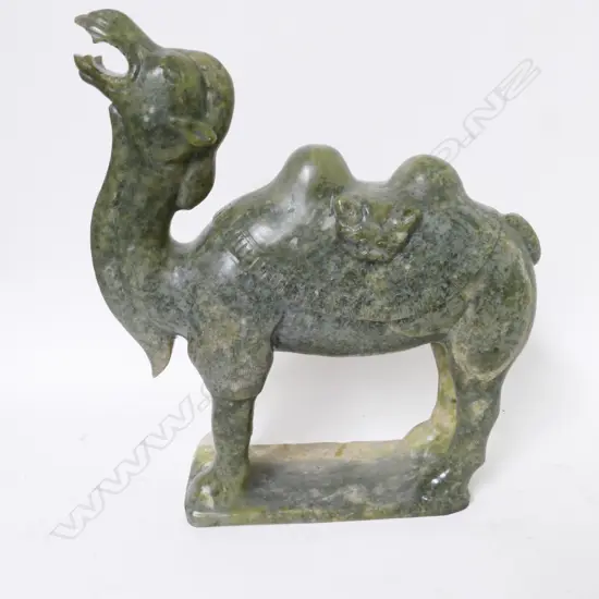 A Chinese hardstone model of a Bactrian camel