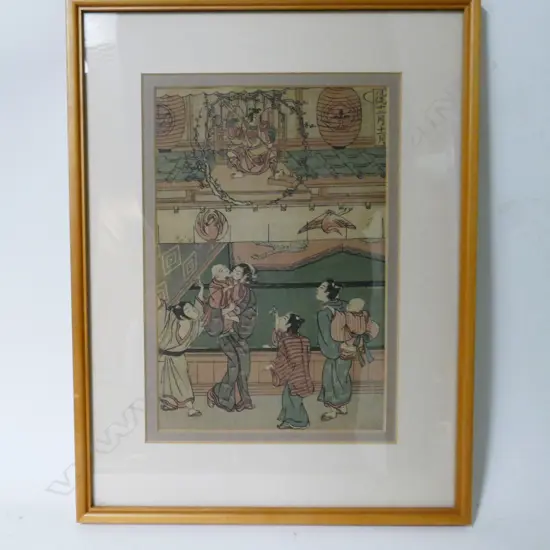 A reprint ukiyo-e by Tomomasa Ishikawa