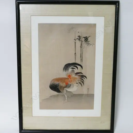 A Japanese ukiyo-e woodblock