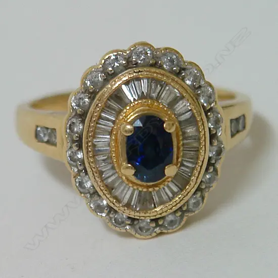 A lady's estate 18ct. yellow gold