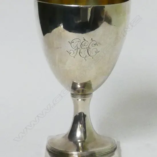 A George III silver goblet
