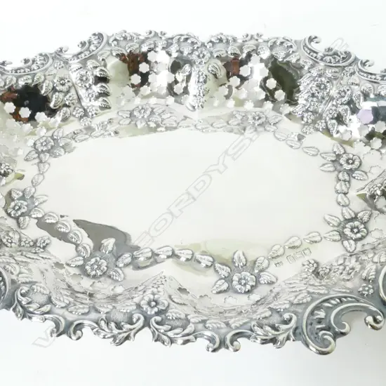 An Edwardian silver dish