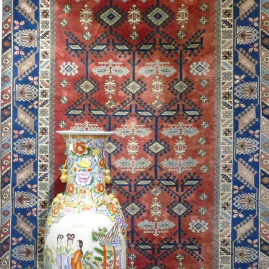 An Afghan hand knotted carpet
