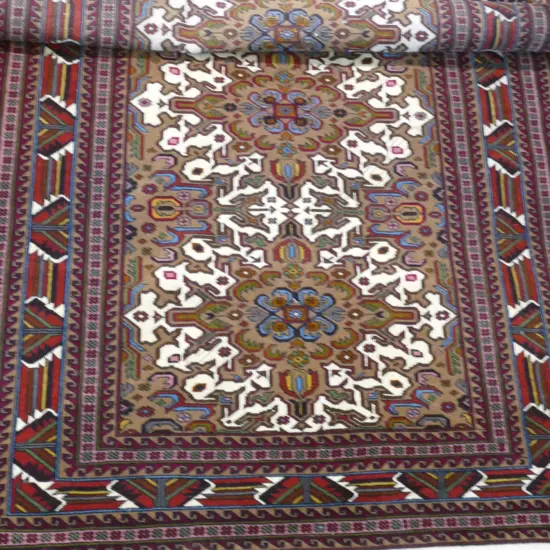A finely knotted Afghan Baluchi rug