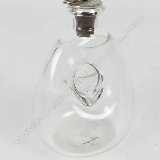 Hoglund glass rum bottle
