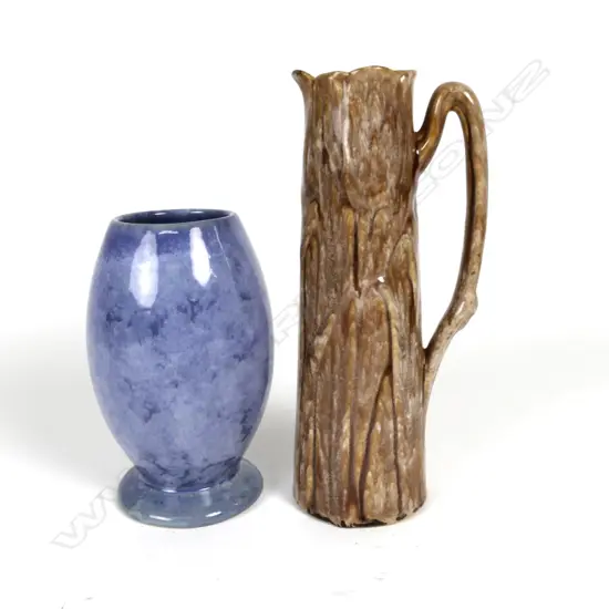 Two early Crown Lynn pottery items