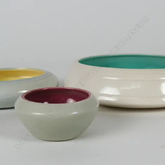 Three O.C. Stephens graduating bowls