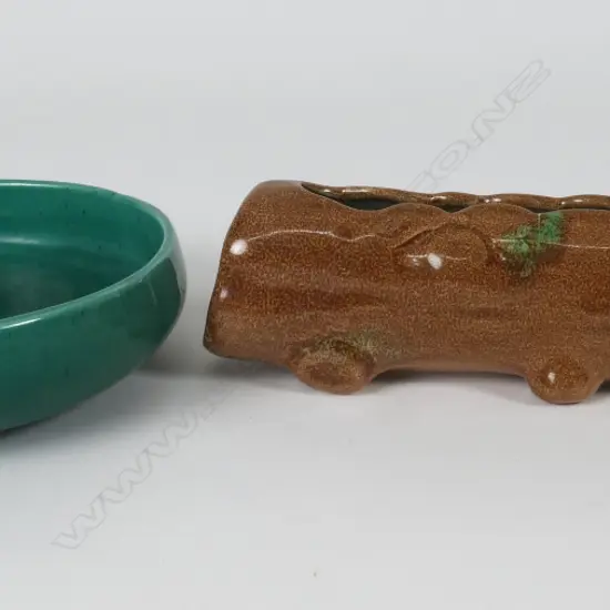 Two O.C. Stephens pottery pieces