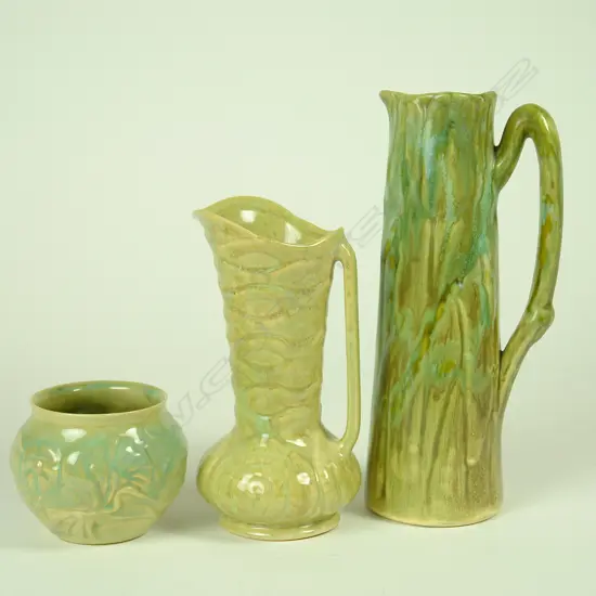 Three Amalgamated pottery items