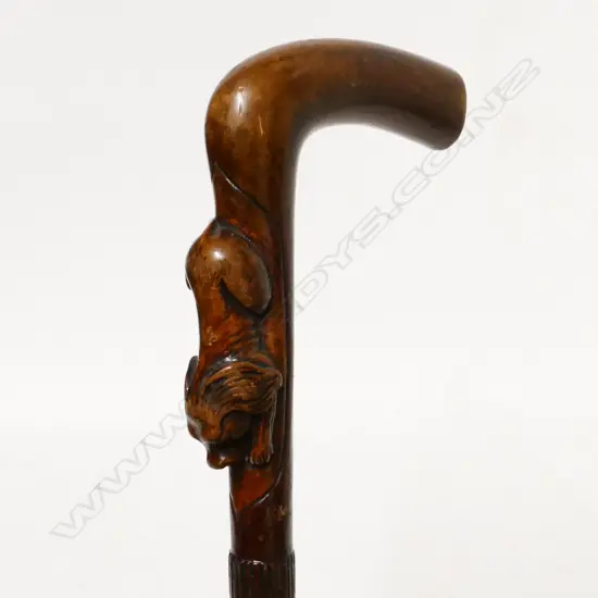 A 19thC walking stick