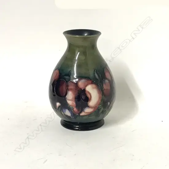 Walter Moorcroft anemone decorated vase