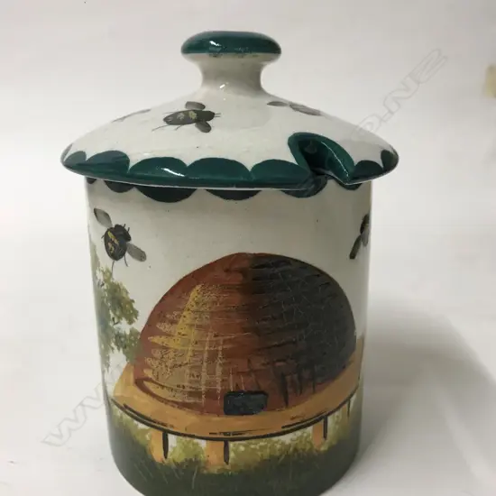A Wemyss honey pot