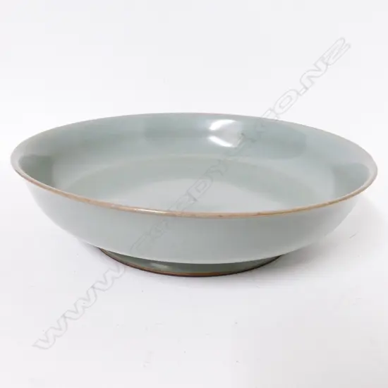 A celadon glazed porcelain bowl