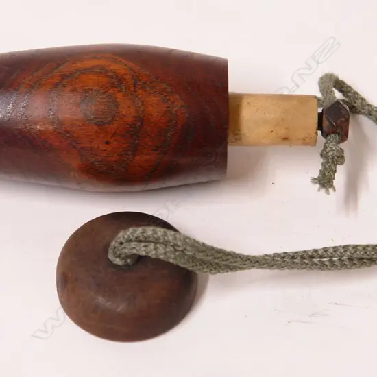 An old Japanese powder flask