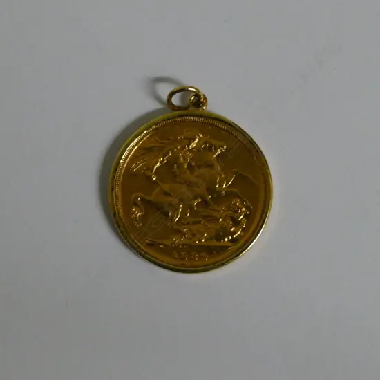 An Victorian 1889 full sovereign