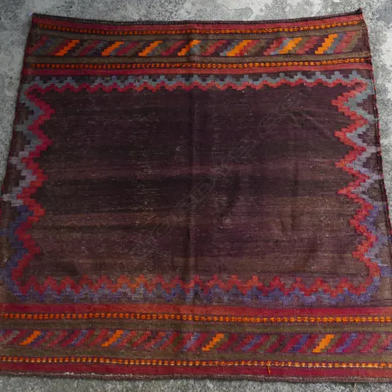 An Afghan kilim rug