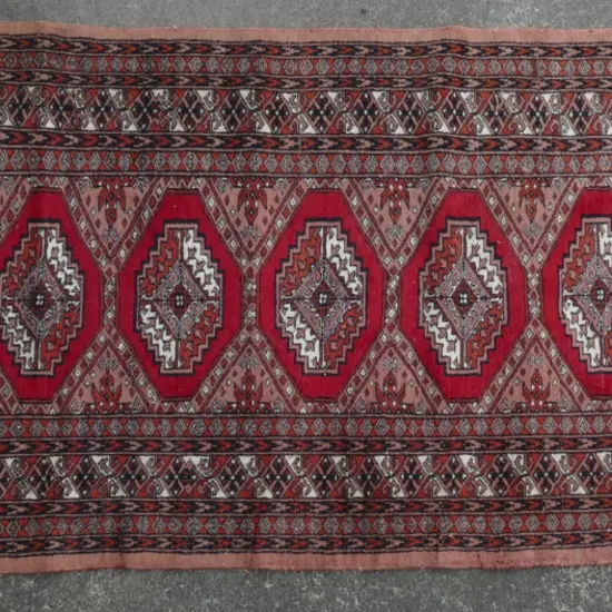 A Persian silk rug