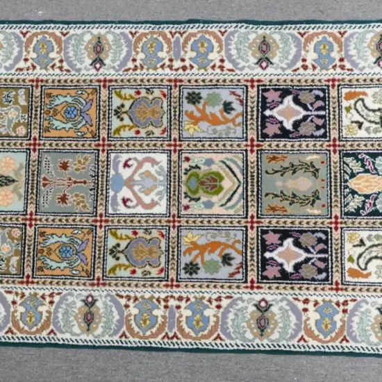 A small modern Moroccan rug