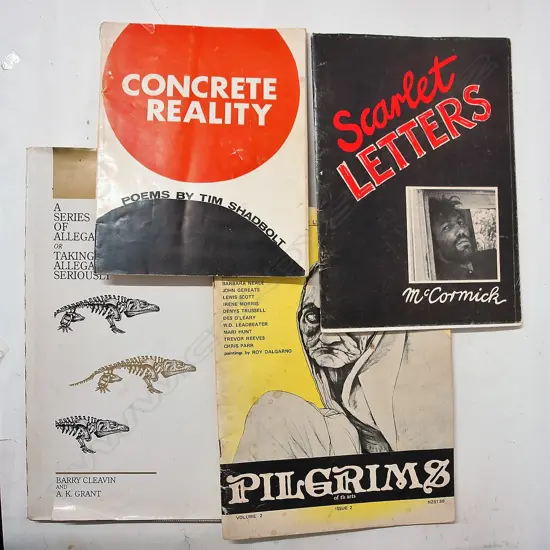 Four N.Z. art and poetry publications